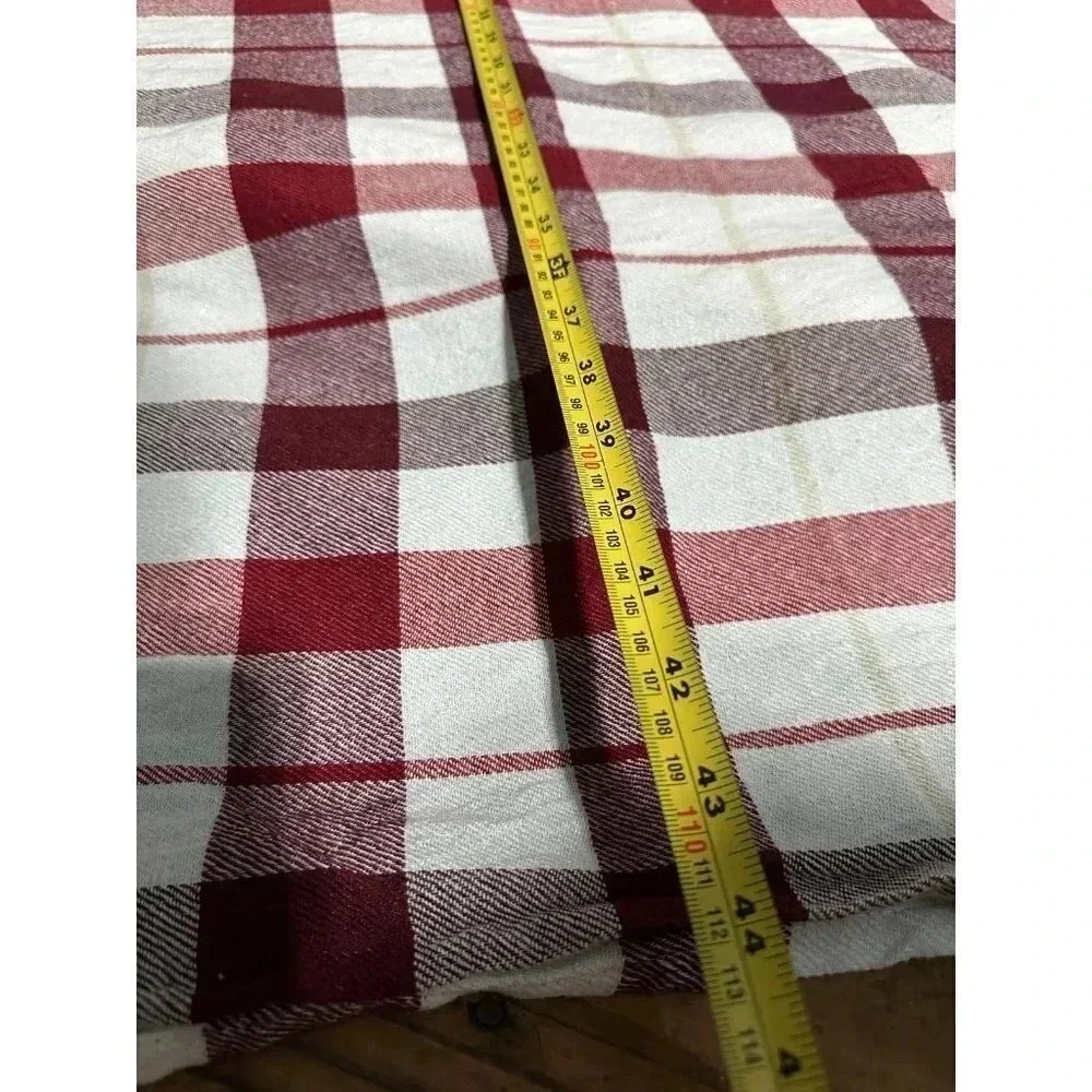 Cuisinart Red Plaid fabric tablecloth